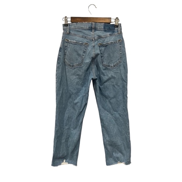 Abercrombie Curve Love The Ankle Straight Ultra High Rise Jeans 27 - Picture 2 of 3